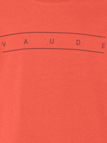 VAUDE Performance shirt 'Vaude' in Orange