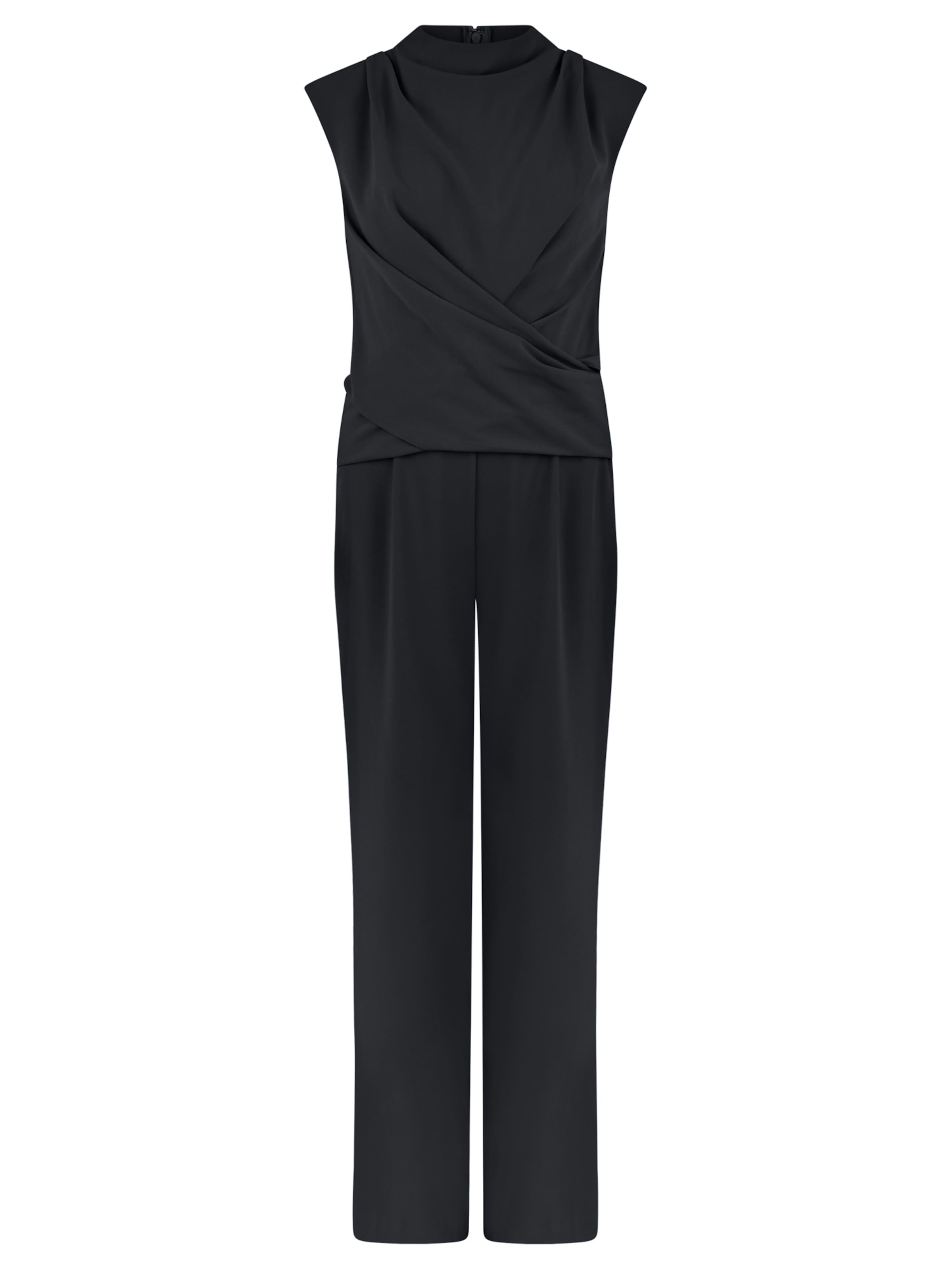 APART Jumpsuit in Schwarz: Vorderseite
