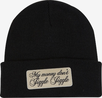 Bonnet Pica Pica en noir : devant