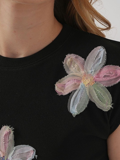 Bigdart Haut en rose / noir, Vue avec produit