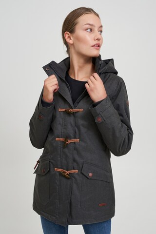 Oxmo Winter Jacket 'BROOKE' in Grey: front