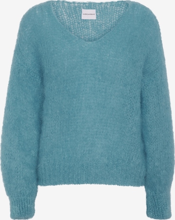 americandreams Oversizepullover 'Milana Mohair' in Blau: Vorderseite