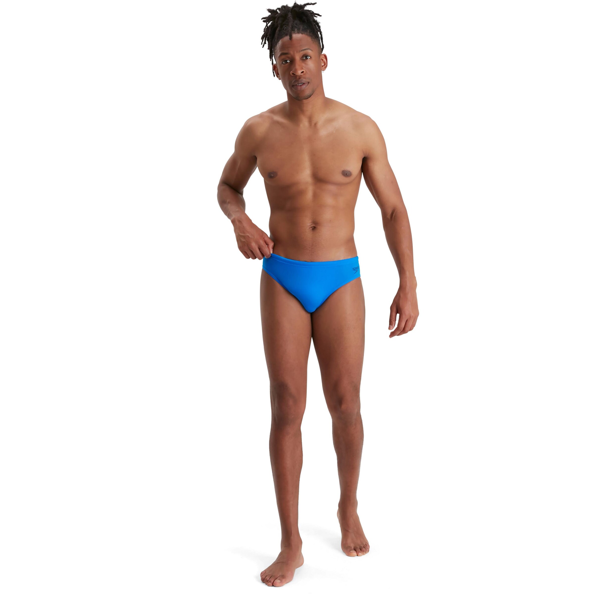 SPEEDO Athletic Swim Trunks in Blue