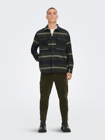 Only & Sons - Ajuste confortable Camisa en verde