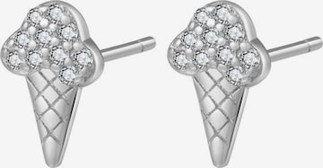 Hey Happiness - Pendientes 'Sweet Ice Cream' en plata: frente