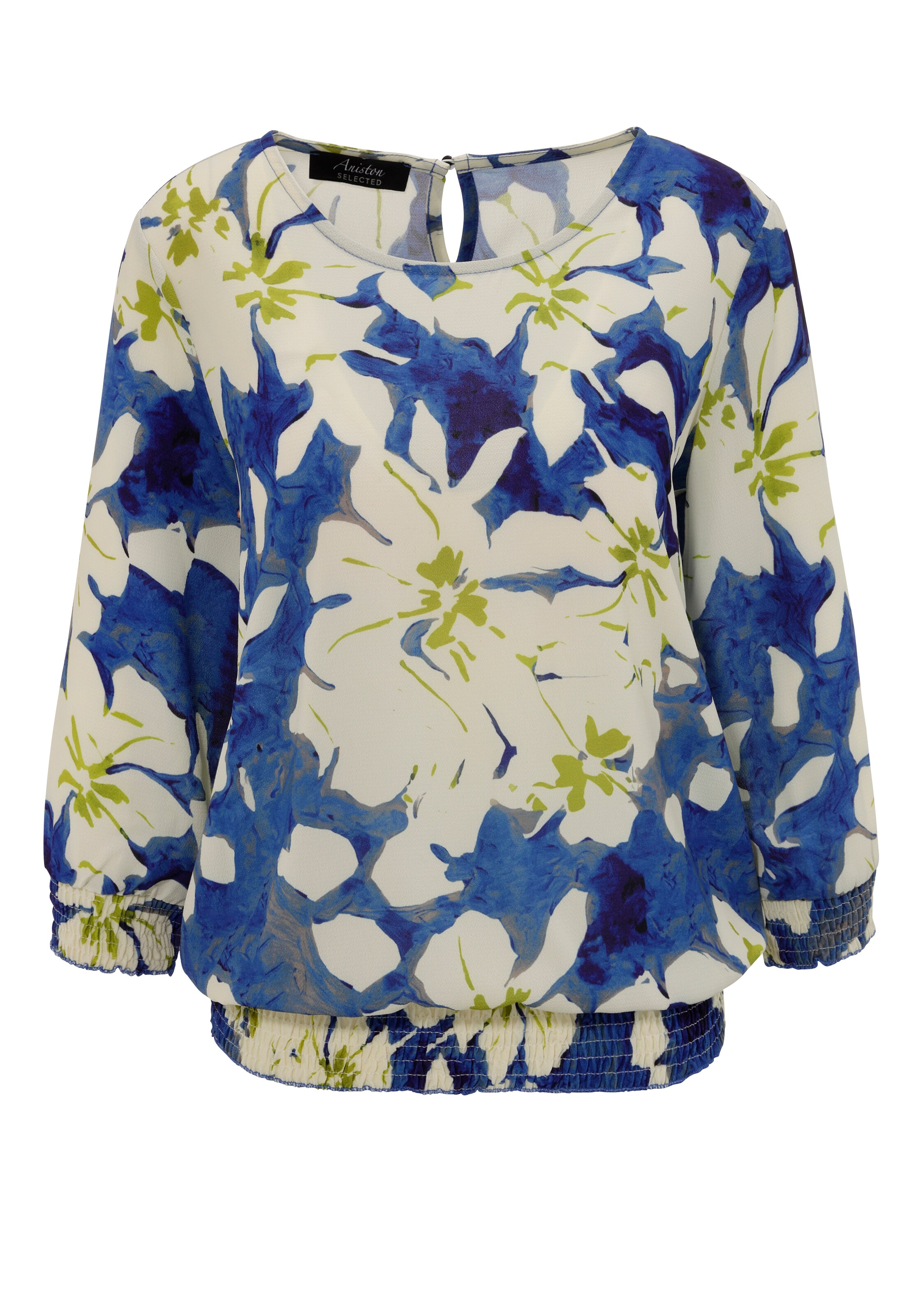 Aniston SELECTED Bluse in Blau: Vorderseite