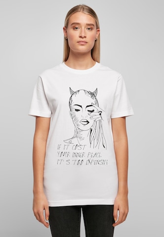 Mister Tee Shirt 'Inner Peace' in White