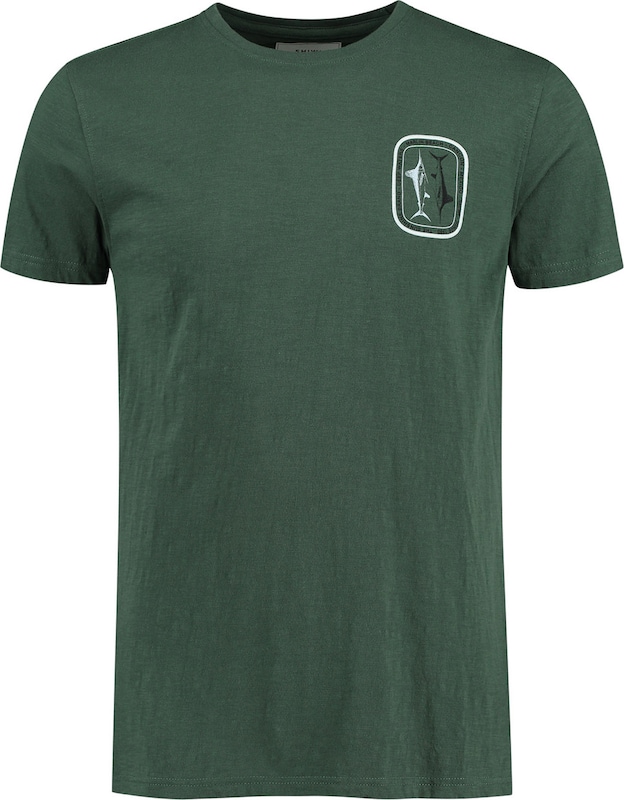 Shiwi T-Shirt 'Marlin' in Dunkelgrün