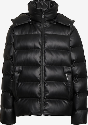 Veste d’hiver Karl Lagerfeld en noir : devant