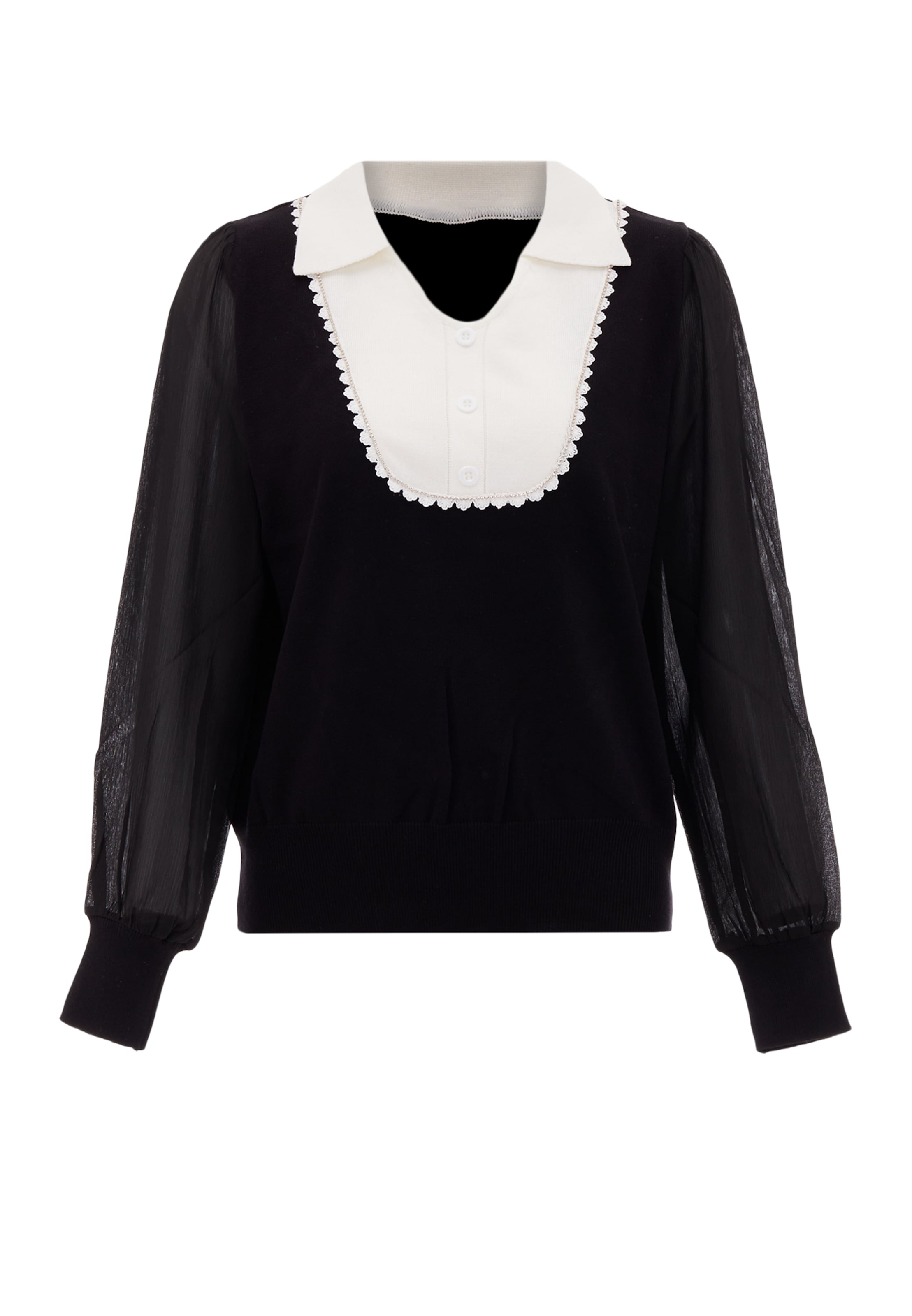 carato Sweater in Black: front