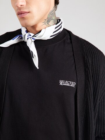 T-Shirt 'SLHNORMAN' SELECTED en noir