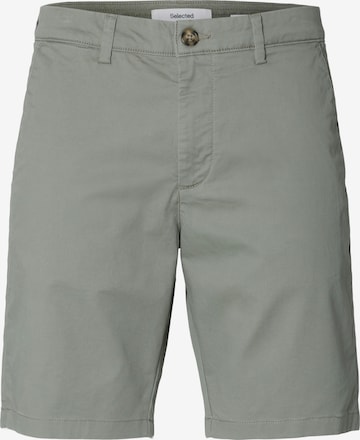 Slimfit Pantaloni chino 'SLHPOUL' di SELECTED in grigio: frontale