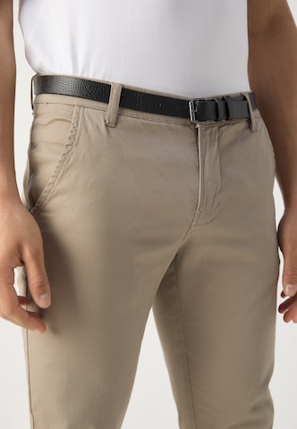 Lindbergh Slimfit Hose 'Classic' in Beige