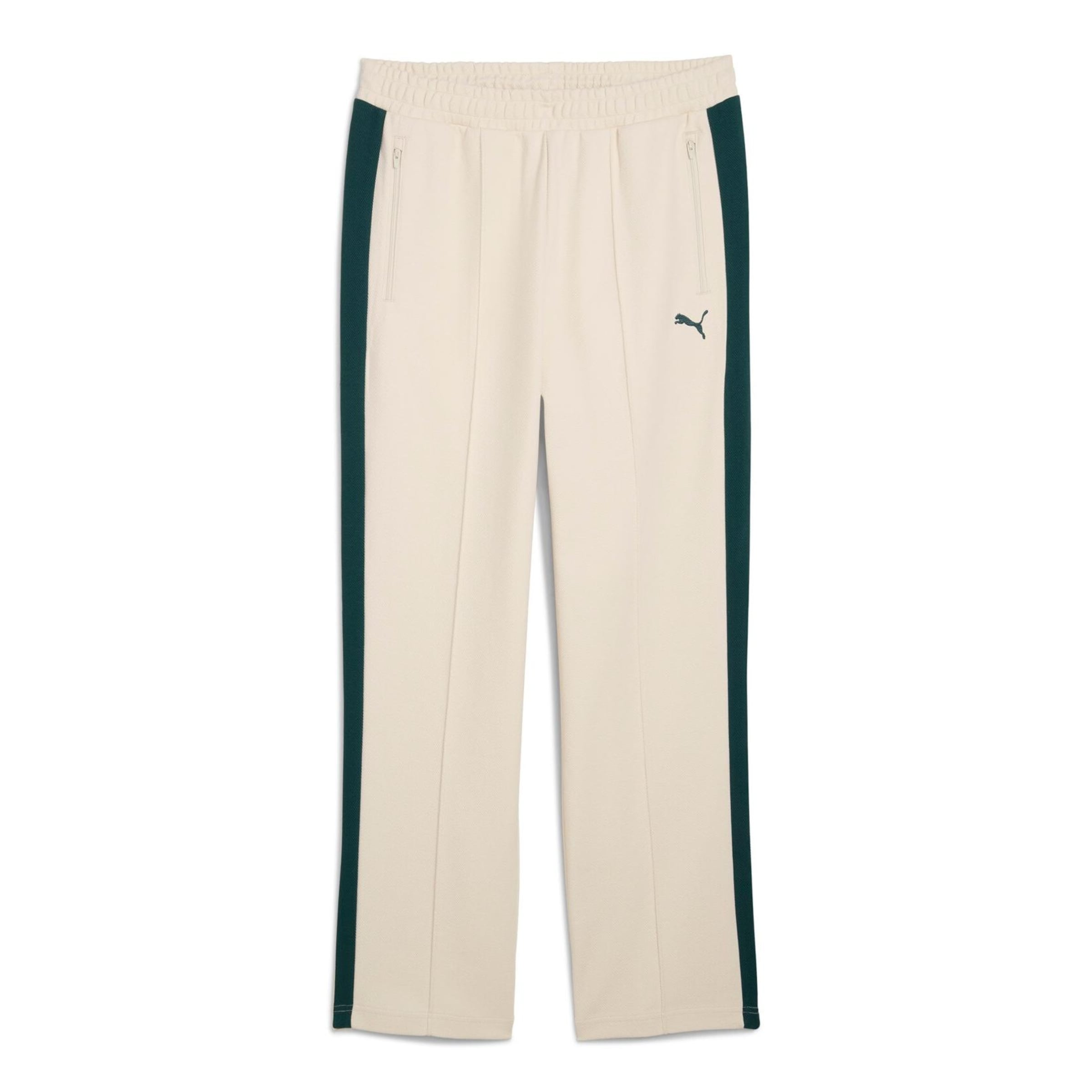 PUMA Regular Sporthose 'T7' in Beige: Vorderseite