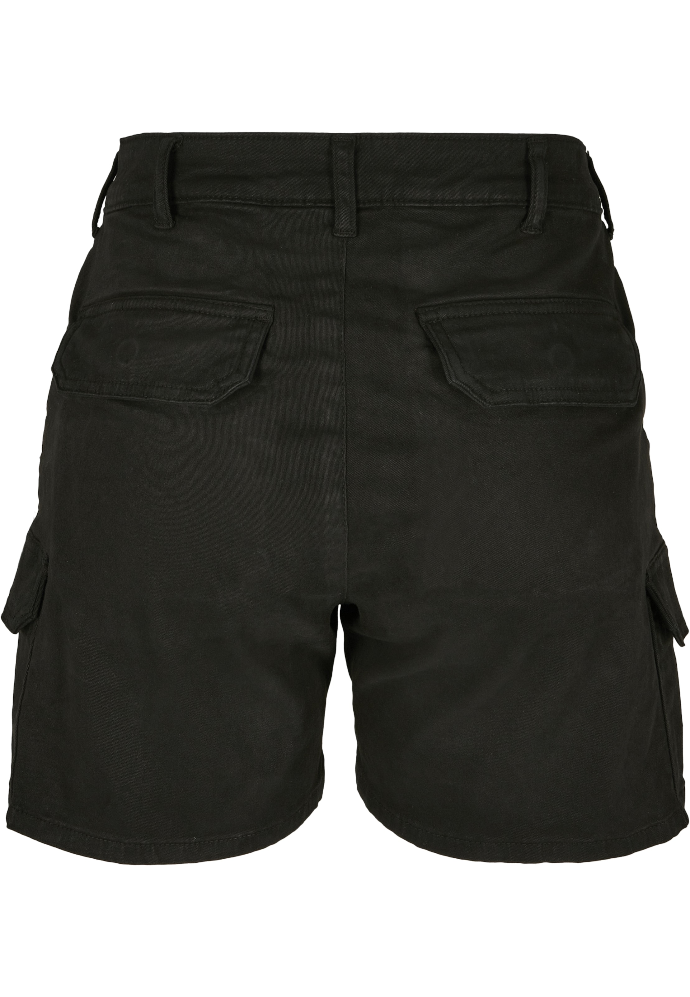 Urban Classics Regularen Kargo hlače | črna barva