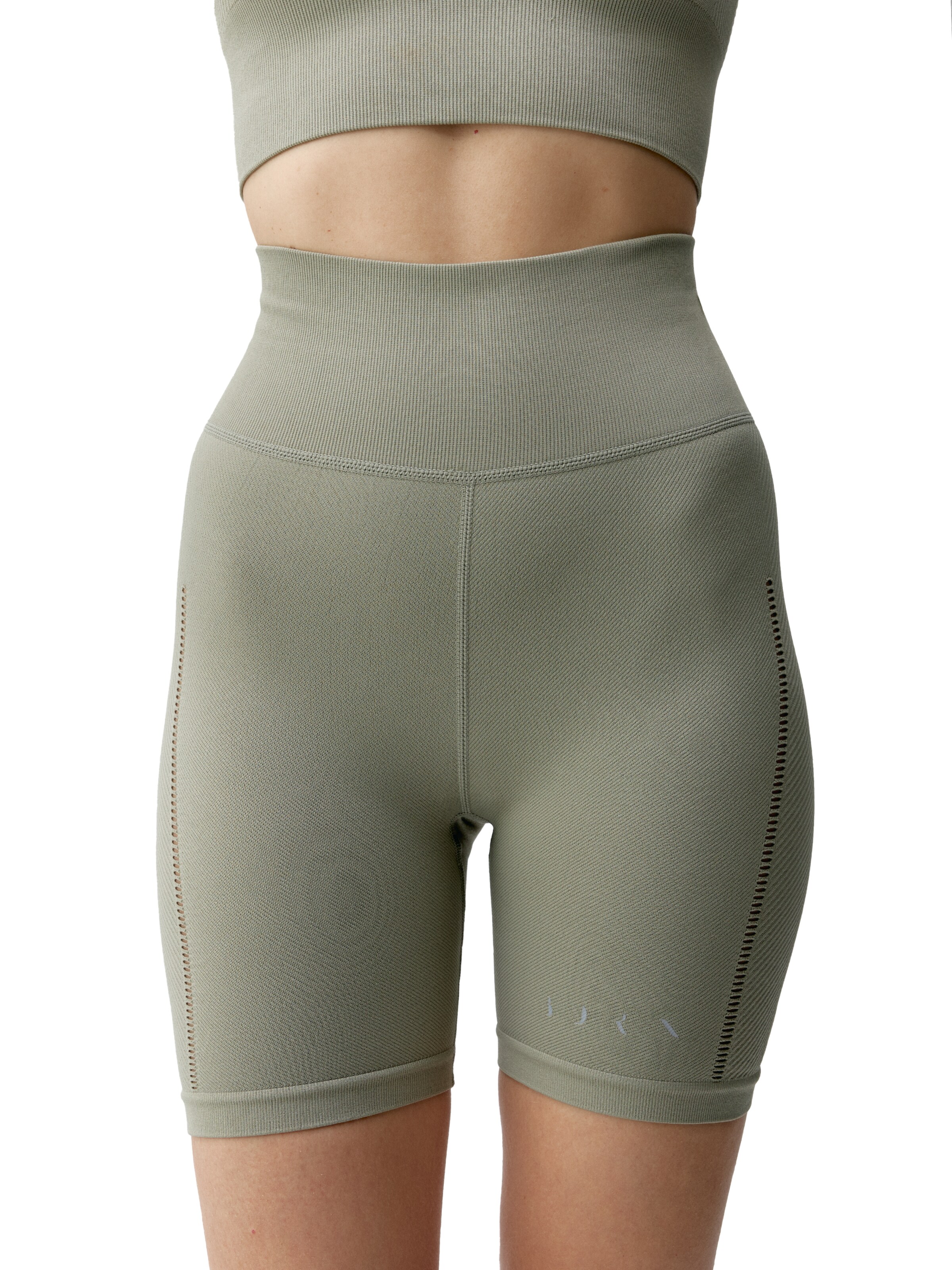 Born Living Yoga Regular Sportbroek 'Sunset' in Groen: voorkant