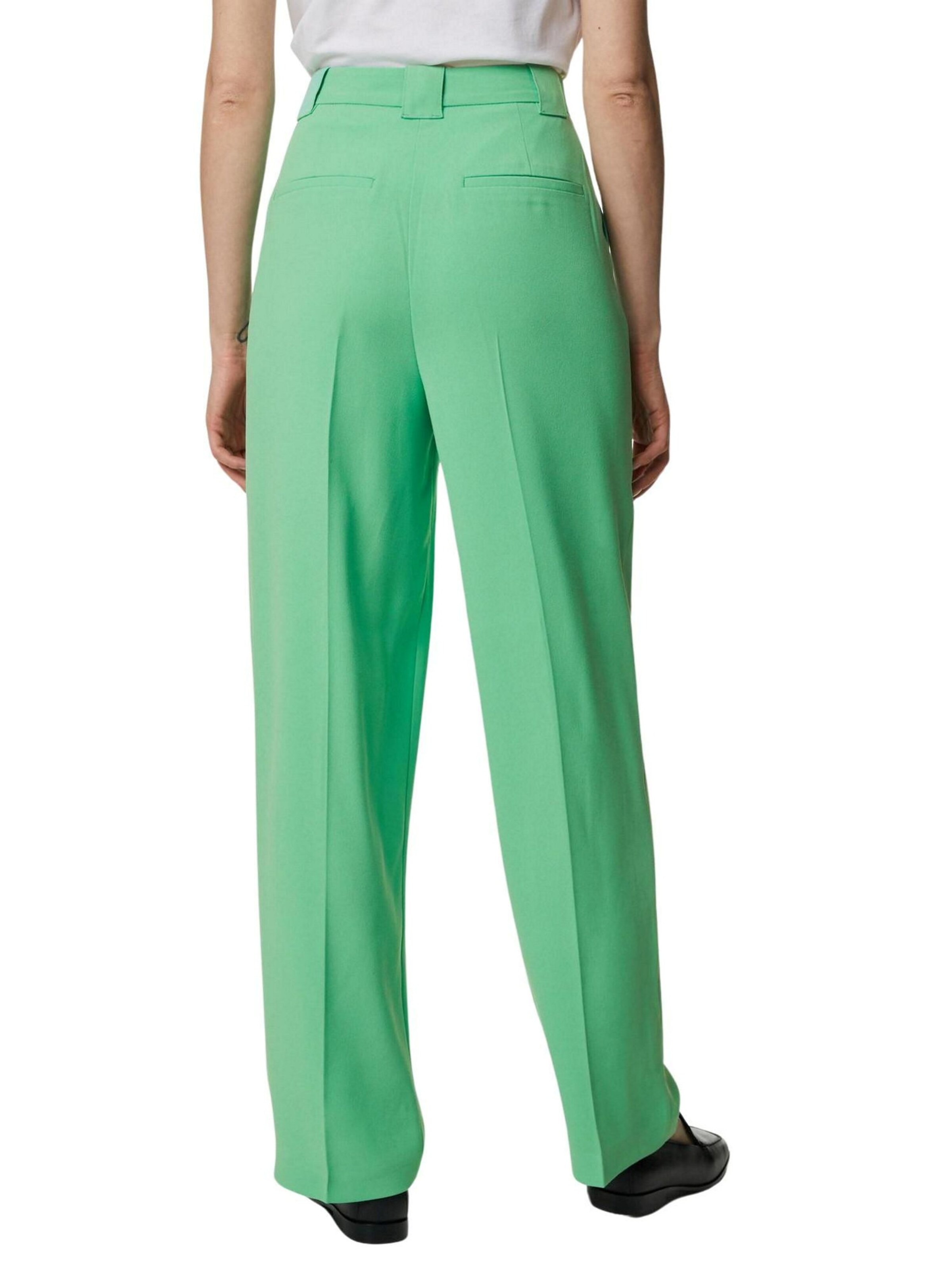 Marks & Spencer Loosefit Bundfaltenhose in Grün