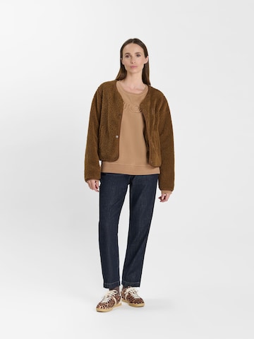 Veste en polaire 'Poema' Le Temps Des Cerises en marron