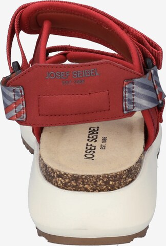 JOSEF SEIBEL Hiking Sandals 'Annie' in Red