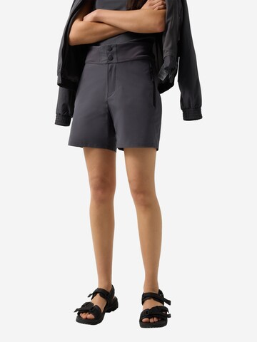 Bogner Fire + Ice Regular Funktionsshorts 'Pya' in Grau: Vorderseite