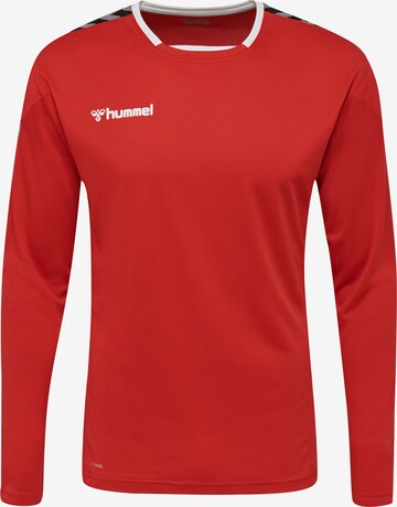 T-Shirt fonctionnel Hummel en rouge : devant