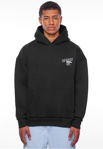 Dropsize Sweatshirt 'Hustle' in Schwarz: Vorderseite