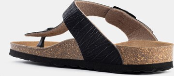 Bayton Teenslipper 'Mercure' in Zwart