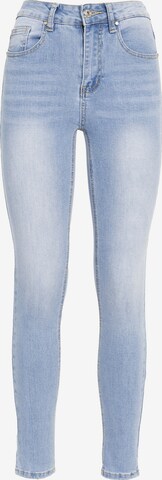 Influencer Skinny Jeans in Blue: front