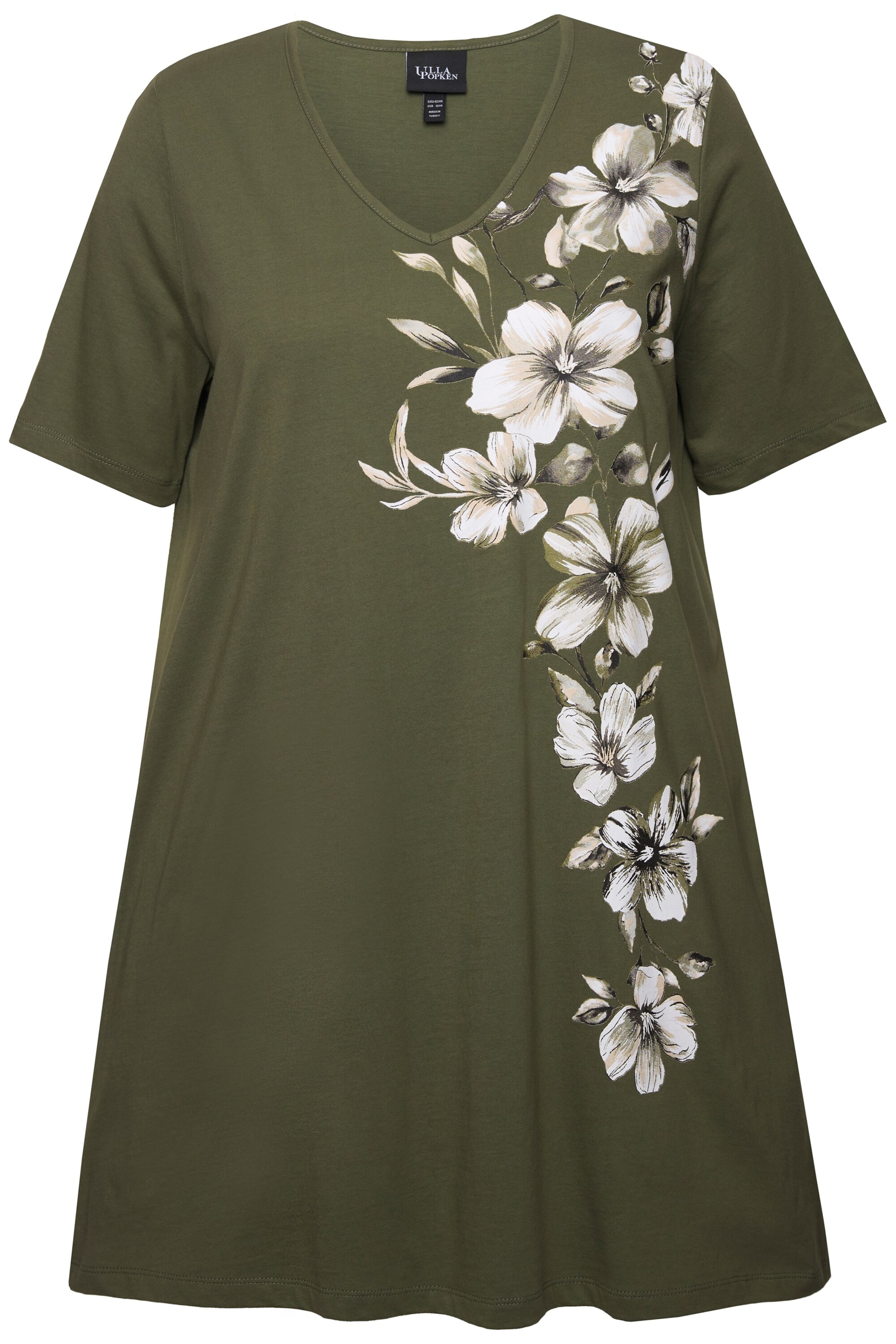 Ulla Popken Shirt in Grün: Vorderseite