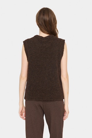 SAINT TROPEZ Sweater 'Gela' in Brown