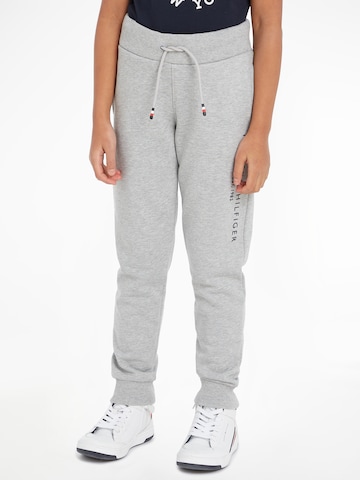 TOMMY HILFIGER - Tapered Pantalón en gris: frente