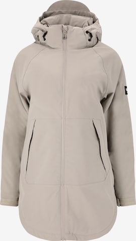 Weather Report Performance Jacket in Beige: front