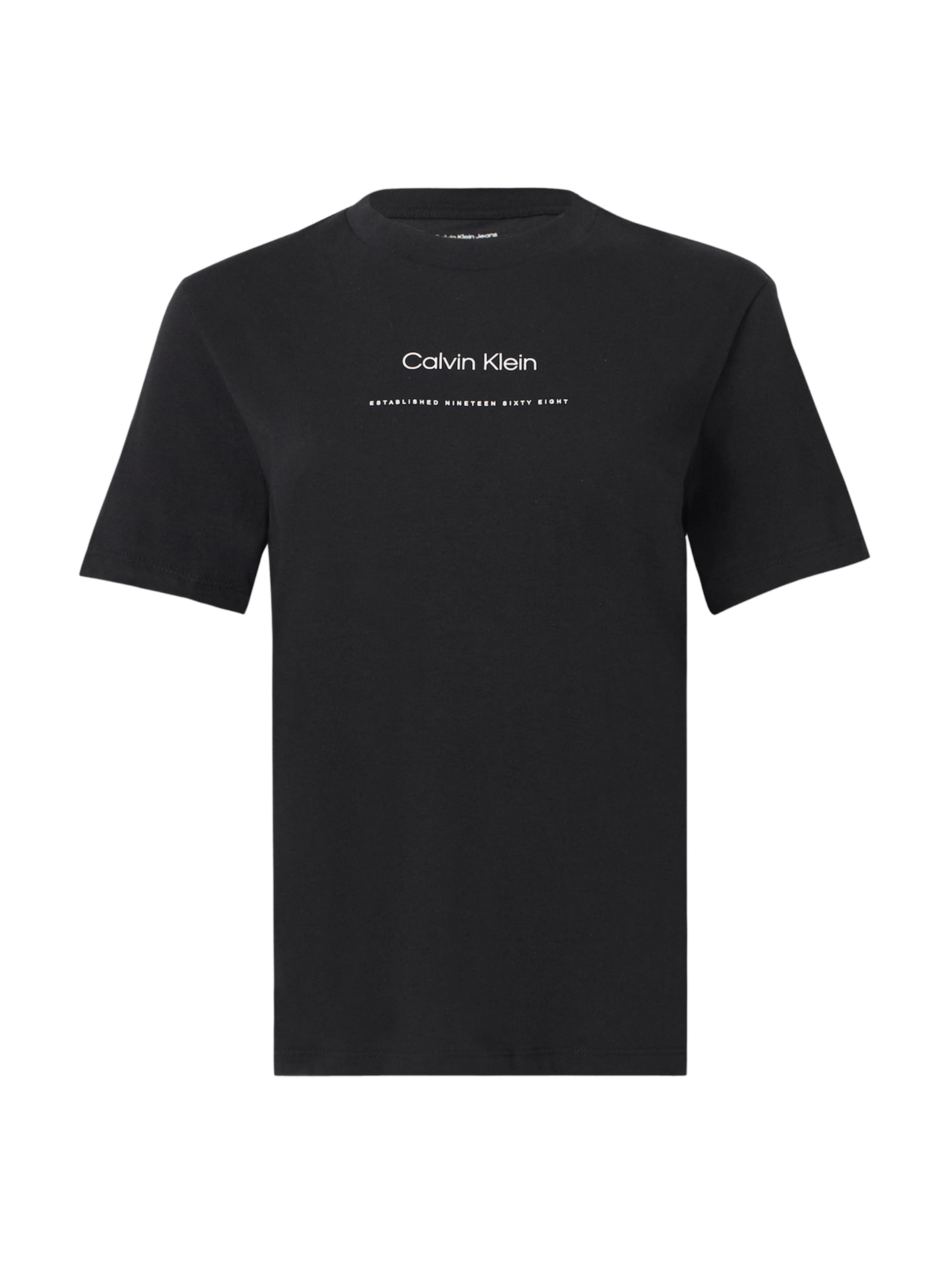 Tricou 'CLASSIC' de la Calvin Klein Jeans pe negru: față