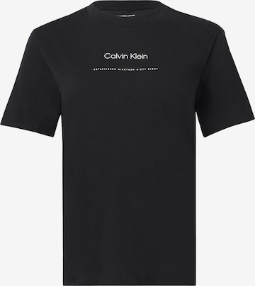 Tricou 'CLASSIC' de la Calvin Klein Jeans pe negru: față