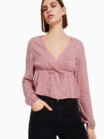 Camicia da donna di Bershka in rosa