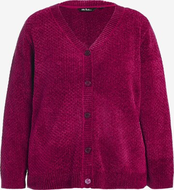 Cardigan Ulla Popken en rouge : devant