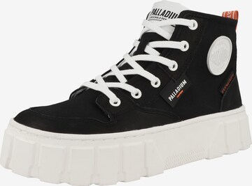 Palladium Sneakers hoog 'Tower' in Zwart: voorkant