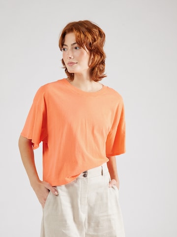 Tricou 'LOPINTALE' de la AMERICAN VINTAGE pe portocaliu: față