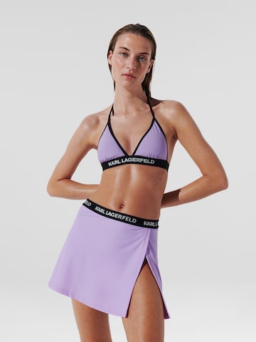 Karl Lagerfeld Skirt in Purple: front