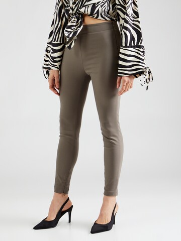 DRYKORN Skinny Pants 'TORCH' in Brown: front