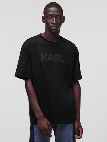 Karl Lagerfeld - Camisa em preto: frente