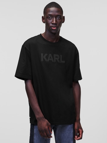 Karl Lagerfeld Shirt in Black: front