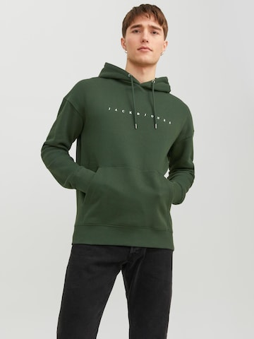 JACK & JONES Sweatshirt 'Star' i grøn