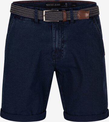 INDICODE JEANS Chino Pants 'Caedmon' in Blue: front