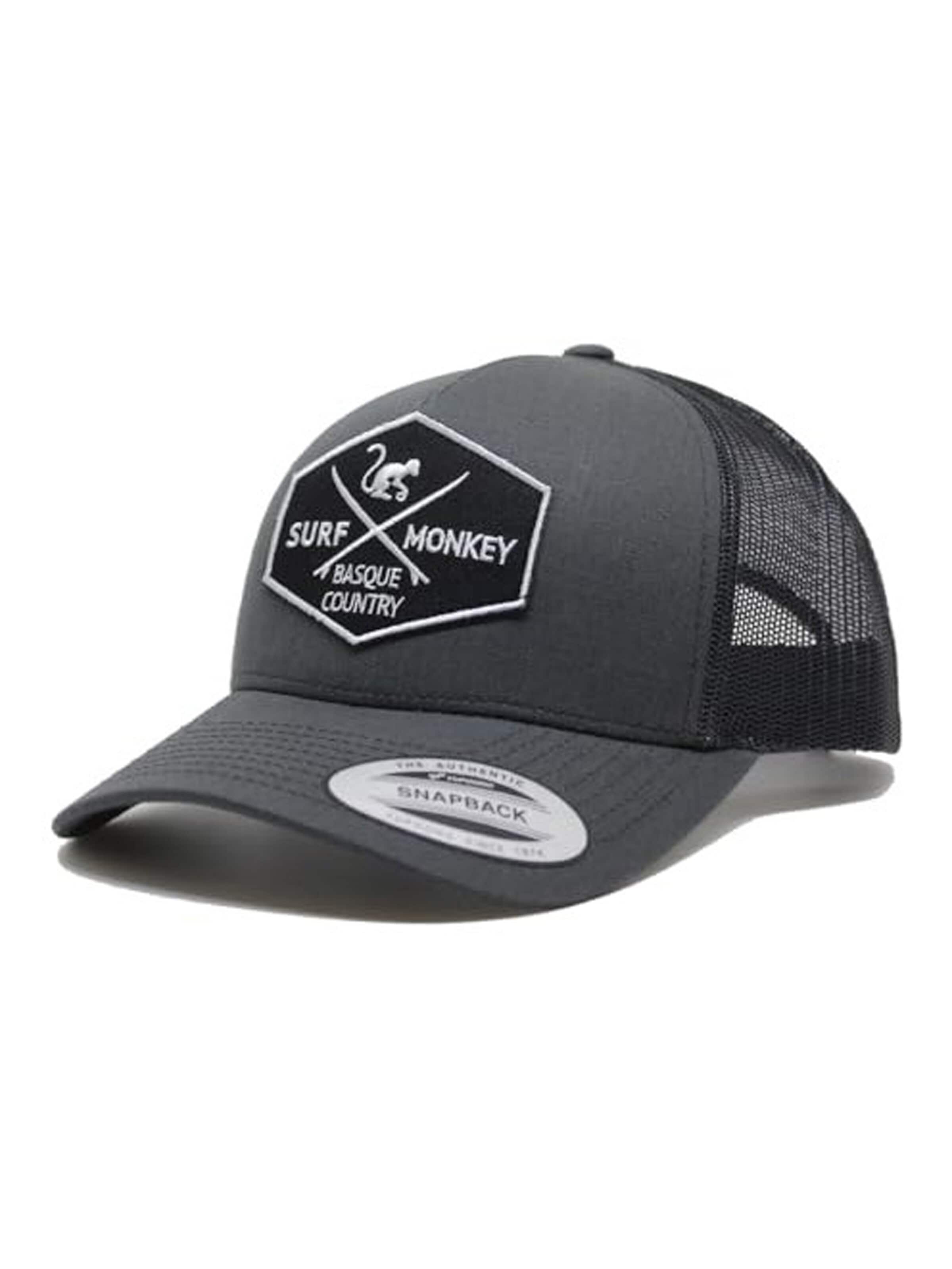Casquette de sport Surf Monkey en gris : devant
