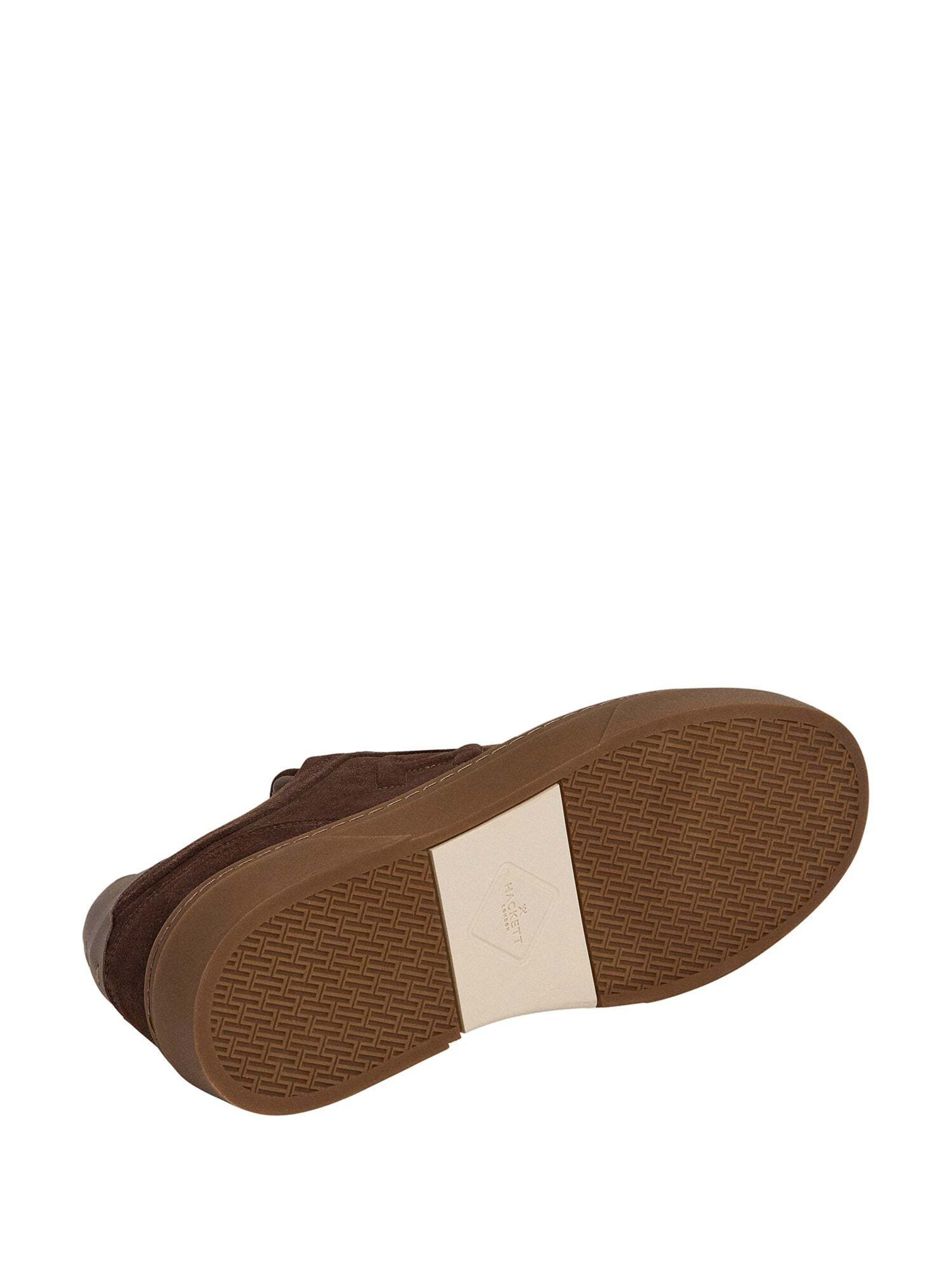 Sneaker bassa 'Hackney Velvet' di Hackett London in marrone