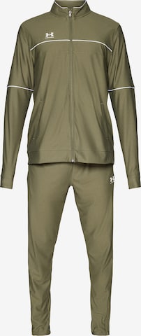 UNDER ARMOUR Trainingsanzug 'Challenger' in Grün: Vorderseite