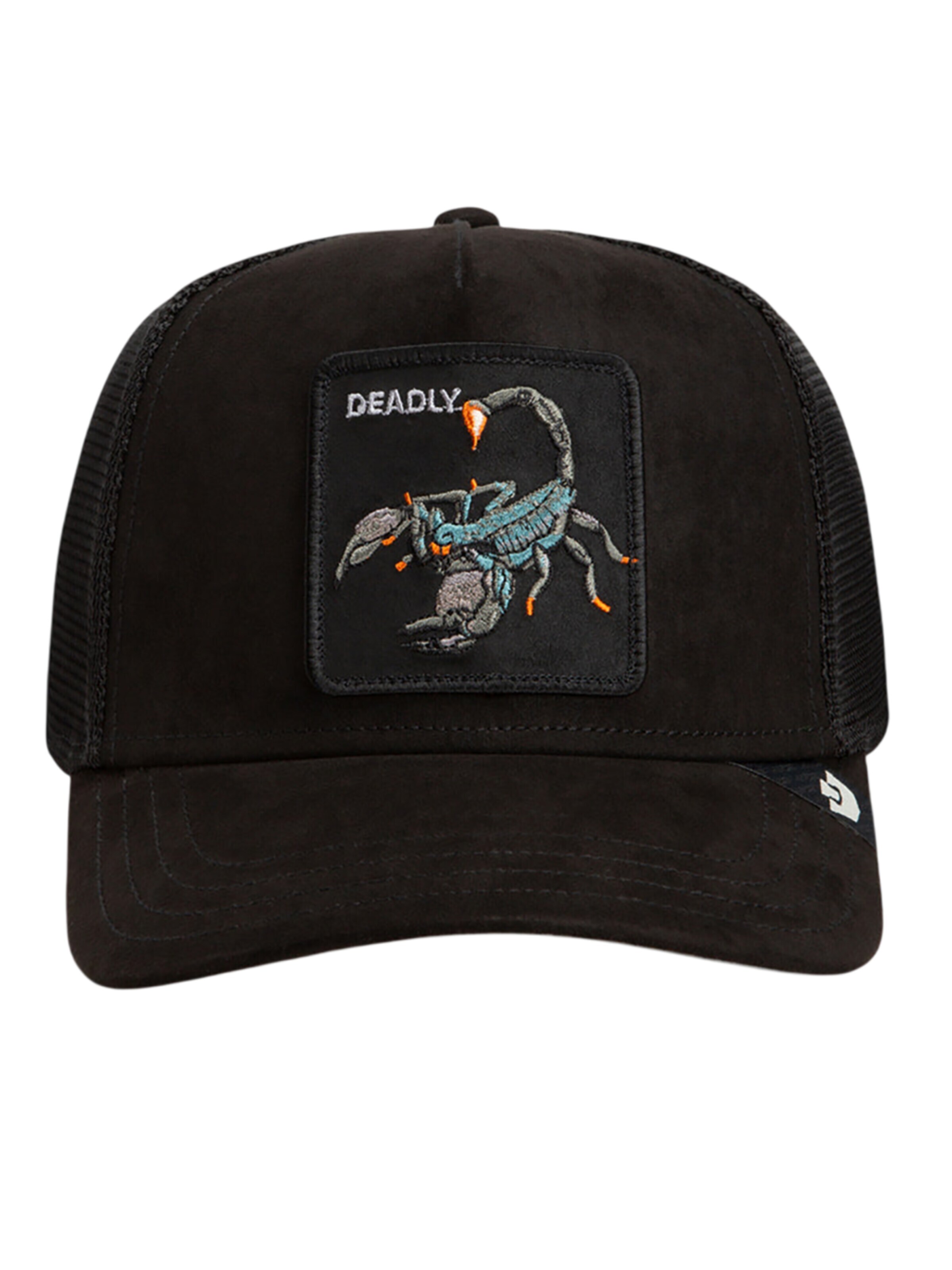 GOORIN Bros. Cap 'Suede Scorpion'‌‌‌‌ in Schwarz: Vorderseite