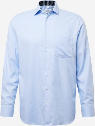 SEIDENSTICKER - Regular Fit Camisa em azul: frente