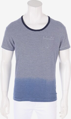 DANIELE ALESSANDRINI Shirt in M-L in Blue: front